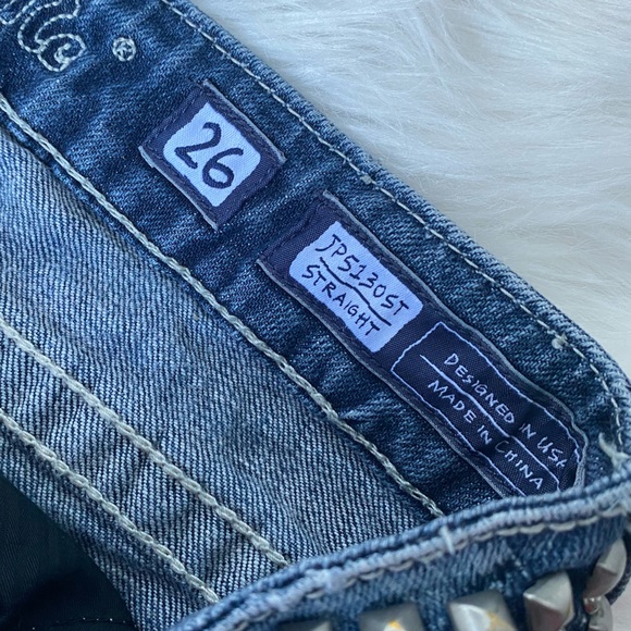 Miss Me Studded Distressed Jeans - Picture 8 of 9